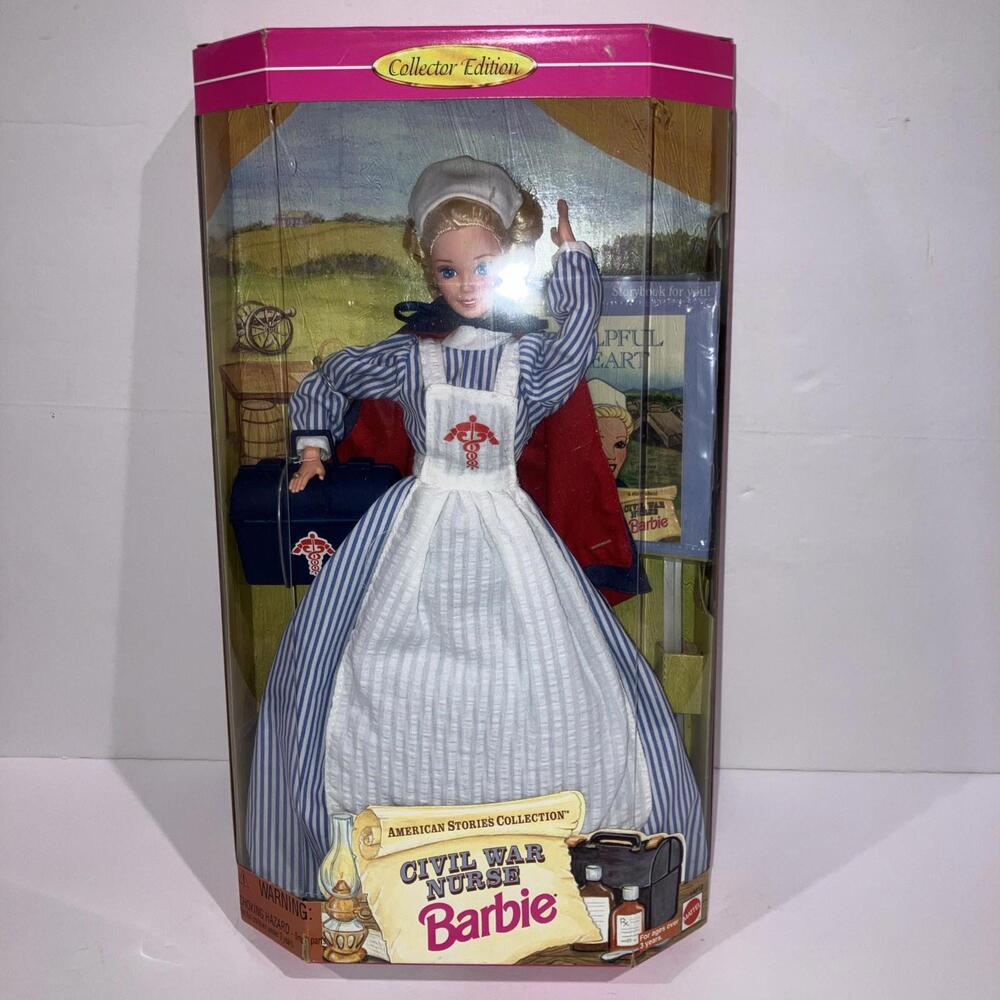 VINTAGE 1995 Mattel Civil War Nurse Barbie American Stories Collection NEW